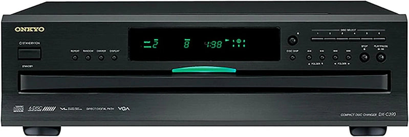 Onkyo DXC390 6 Disc CD Changer, Black