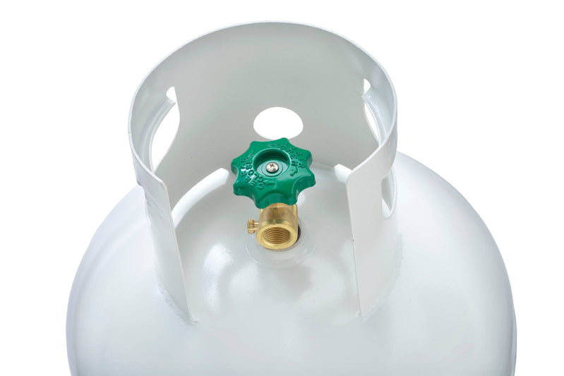 100 Lb Steel Propane Cylinder POL Valve, Ships Empty