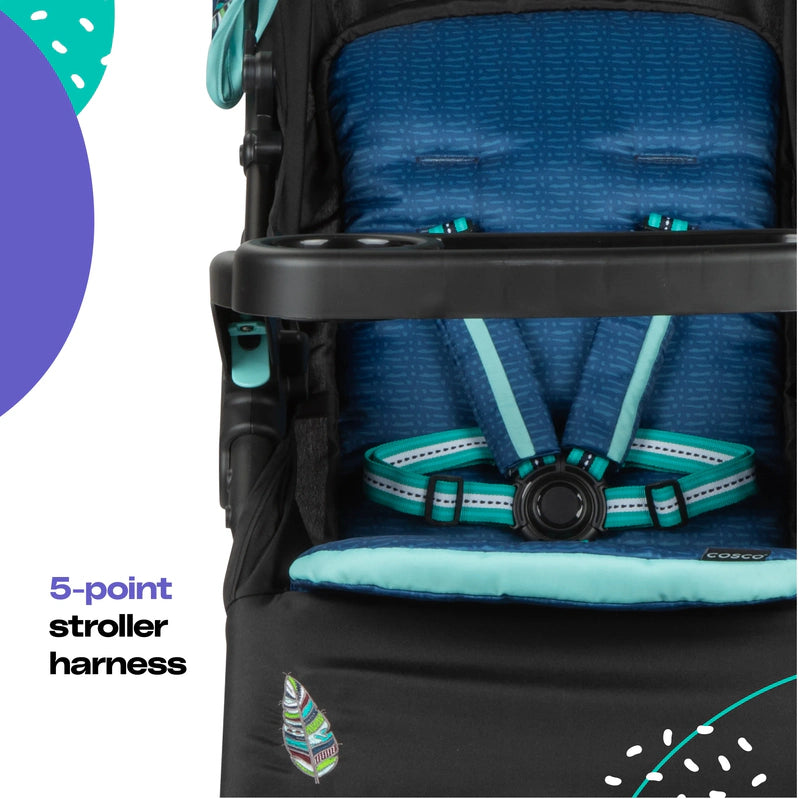 Cosco Kids Lift And Stroll Dx Travel System, Gray Arrows, Toddler, Unisex