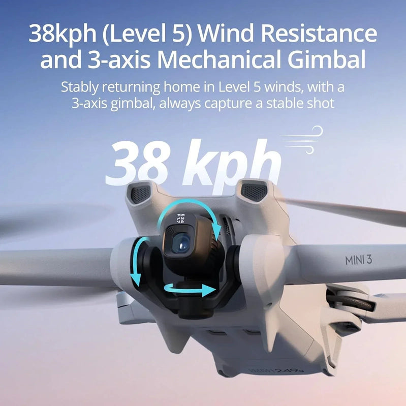 DJI Mini 3 Drones With Camera For Adults 4K 38 Min Flight Time Up To 32800 Ft