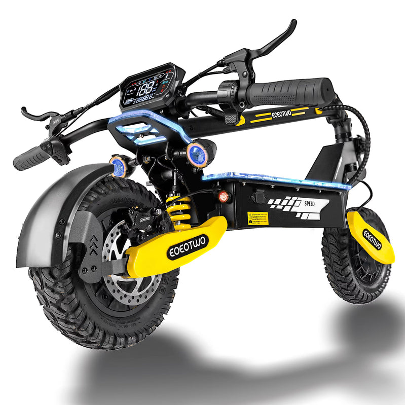 Off Road Electric Scooter For Adults, 1200W Motor Fast E Scooter, Up To 28MPH Top Speed And 20Miles Long Range, 11 In. Off-Road Tires