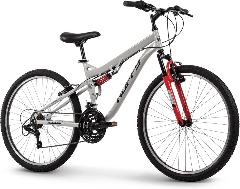 Huffy Stone Mountain Hardtail Mountain Bike For Boys/Girls/Men/Women, 20 In./24 In./26 In. Sizes, 6 Or 21 Speed Shimano Twist Shifting