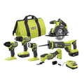Ryobi One Plus PCL1600K2 18V Cordless 6-Tool Combo Kit