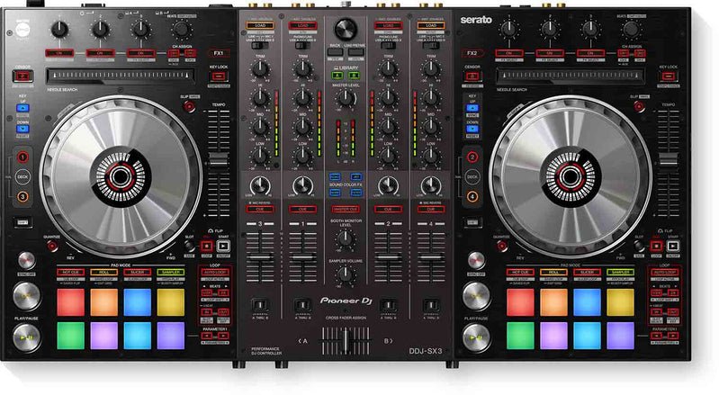 B-Stock, Pioneer Dj DDJ-SX3 4-Channel Dj Controller For Serato Dj Pro