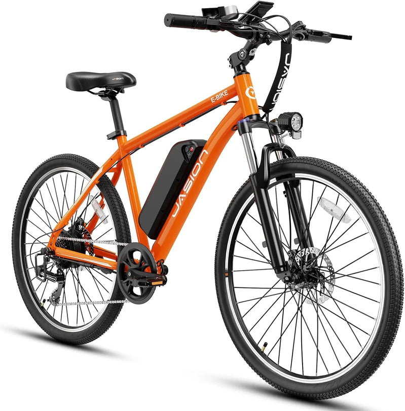 Jasion EB5 Electric Bike For Adults With Peak 40 Miles 20MPH Commuting Electric Mountain Bike