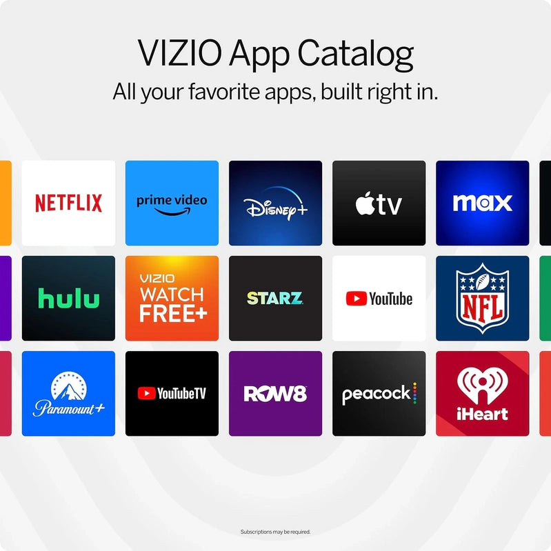 Vizio 50 4K HDR Smart TV, Dolby Vision HDR/HDR10 Plus, WiFi 6 C, Refurbished