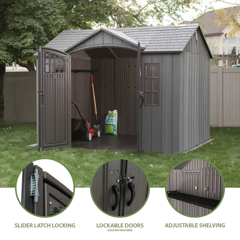 Lifetime 10 Ft. x 8 Ft. Outdoor Storage Shed