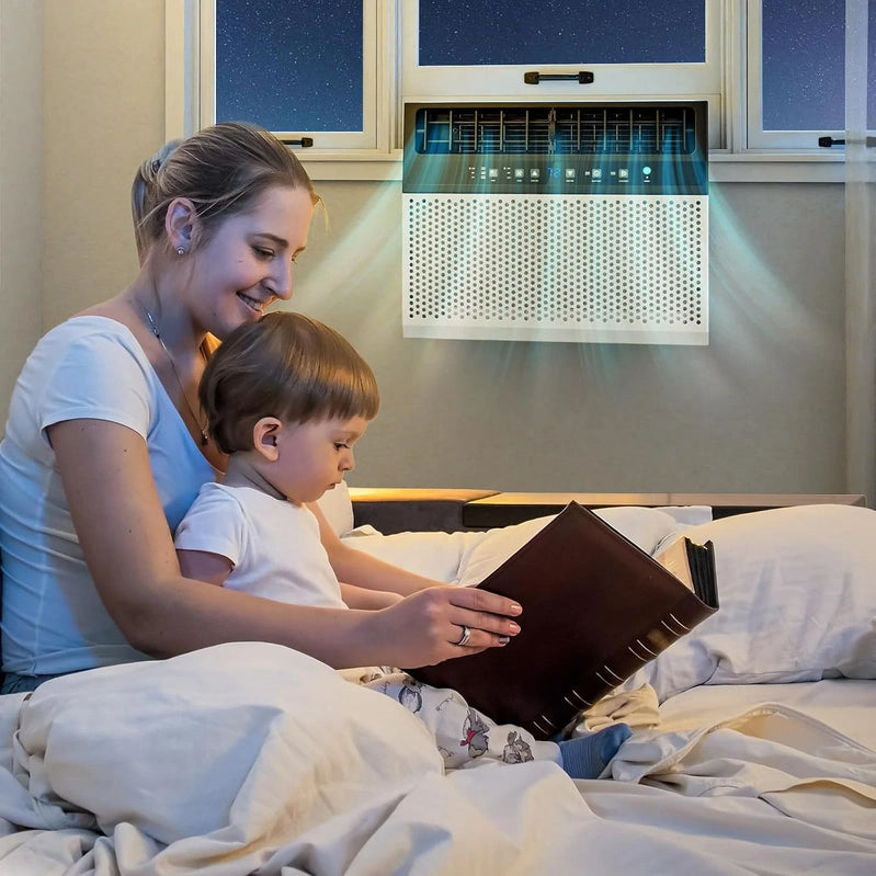 Antarctic Star 12,000 BTU U-Shaped Window Air Conditioner Unit Cools Up To 550 Sq. Ft. With 6 Modes 24H Timer, Ultra Quiet Window AC Units