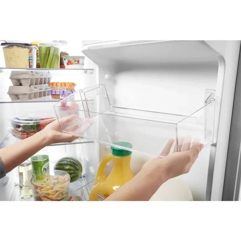 36-inch Wide Side-by-Side Refrigerator C 24 Cu. Ft. Stainless Steel
