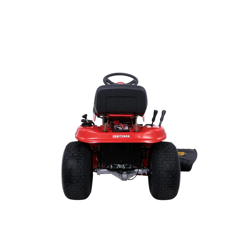 Craftsman T110 42-in Riding Lawn Mower, 17.5 HP Briggs And Stratton Engine, 7-Speed Transmission, Model 13AN77XS093