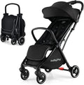 Compact Travel Stroller For Airplane Infant Toddler Stroller w/Adjustable Backrest And Canopy