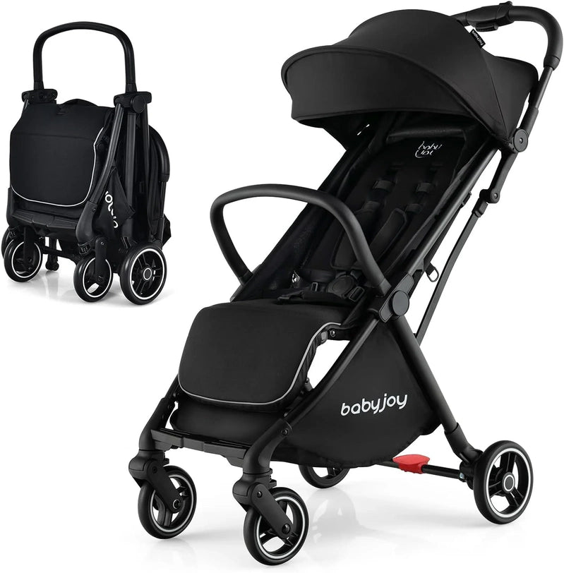 Compact Travel Stroller For Airplane Infant Toddler Stroller w/Adjustable Backrest And Canopy