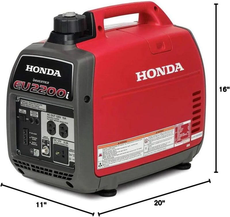 Honda 664240 EU2200i 2200 Watt Portable Inverter Generator With Co-Minder