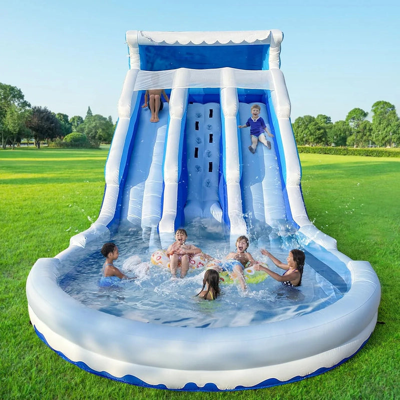 Large Inflatable Water Slide Swimming Pool Play Center