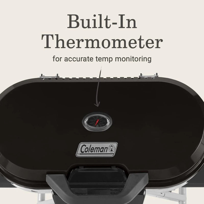 RoadTrip 285 Portable Stand-Up Propane Grill With 3 Adjustable Burners And Instastart Ignition, 20,000 BTUs Of Power For Outdoor Cooking