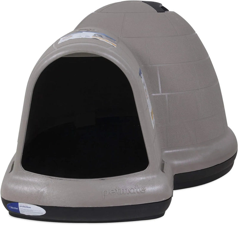 Petmate Indigo Dog House, Igloo Dog House, Made In USA With 90% Recycled Materials