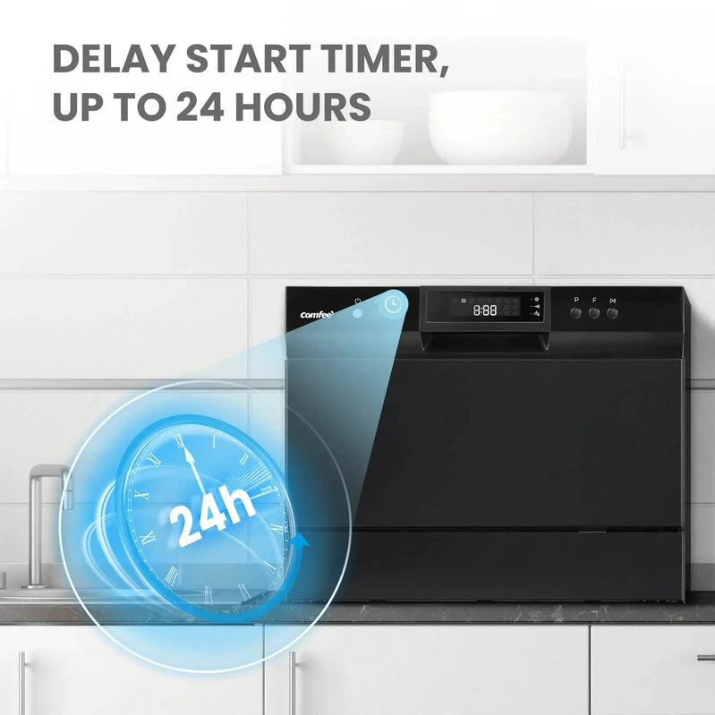 Comfee' Portable Countertop Dishwasher For Dorm, RV And Apartment