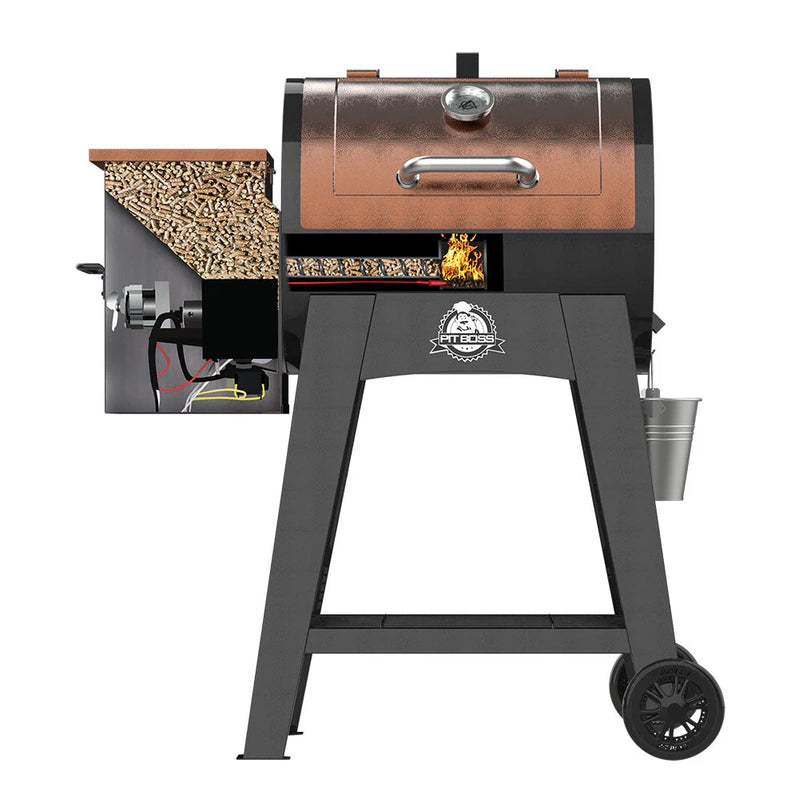 Pit Boss Lexington 540 Sq. In. Wood Pellet Grill w/Flame Broiler And Meat Probe