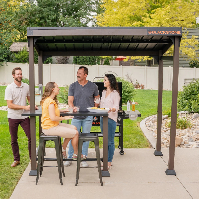 Blackstone 5' x 8' Outdoor Griddle/Grill Pavilion Grill Gazebo