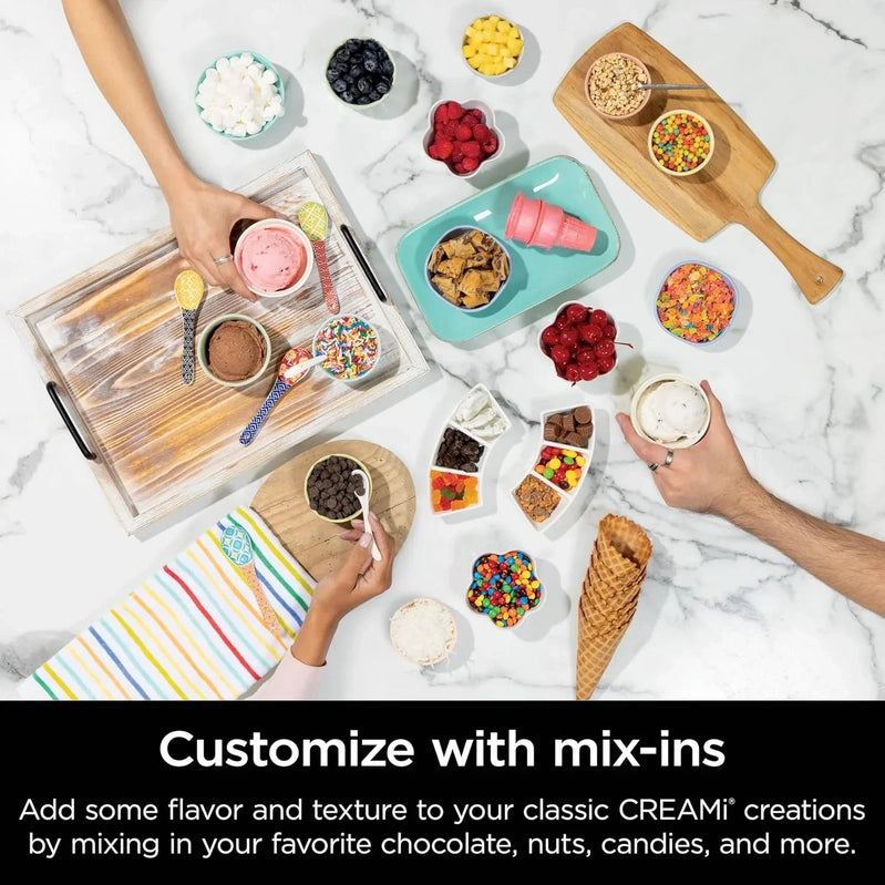 Ninja Swirl By CREAMi Ice Cream And Soft Serve Maker, Sorbet, Milkshake, Frozen Yogurt, Low Calories Program And More, 13-in-1, NC701