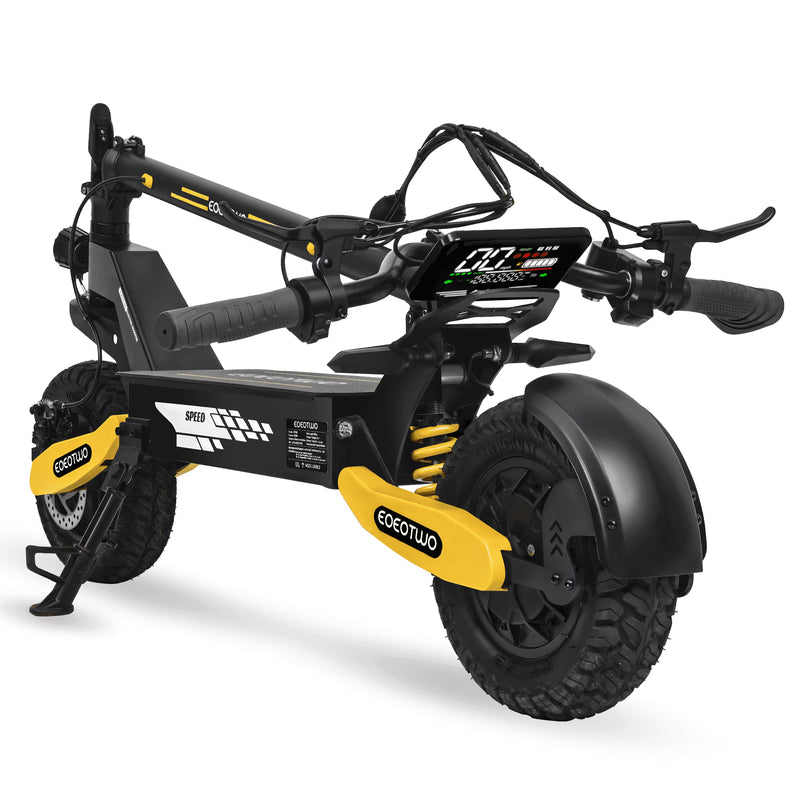 Off Road Electric Scooter For Adults, 1200W Motor Fast E Scooter, Up To 28MPH Top Speed And 20Miles Long Range, 11 In. Off-Road Tires
