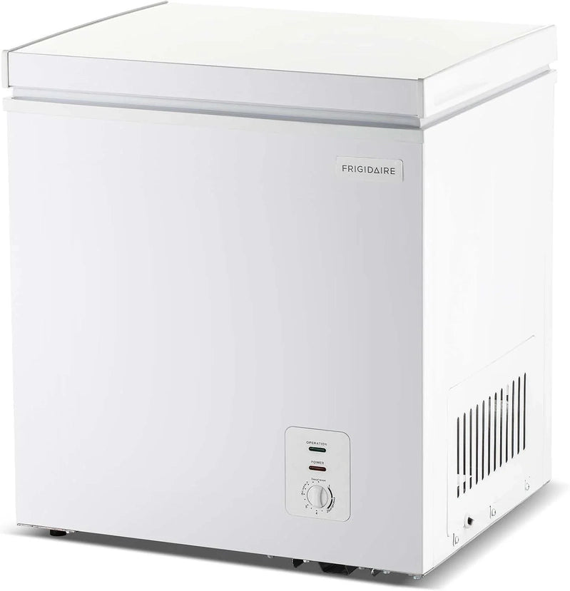Frigidaire EFRF5003-BLACK Chest Deep Freezer-Garage-Ready, 5.0 Cu