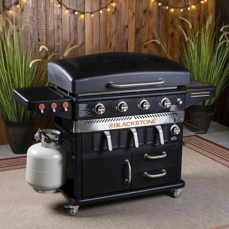 Blackstone 4 Burner And Air Fryer Combo, 36 In