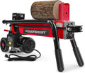 PowerSmart Electric Log Splitter 7-Ton, Efficient Wood Splitter With 3500 Motor Speed, 15 Amp