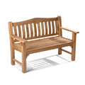 Ash And Ember Hawthorne Grade A Teak 53 In. Bench, Seats 2 People Comfortably