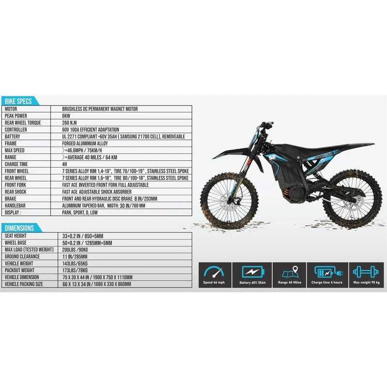 Off-Road Electric Dirt Bike