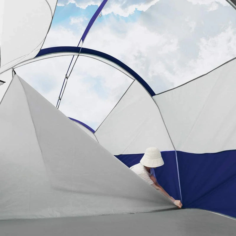 Campros Cp Tent 12-Person-Camping-Tents, 3 Room Family Tents, Waterproof Windproof Family Tent With Top Rainfly, 6 Large Mesh Windows, Bag-20