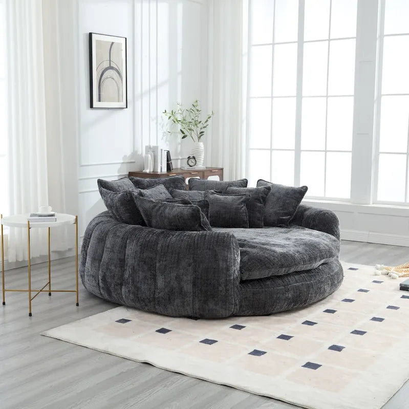 Comfortable Double Loaf Sofa Bed, Oversized Sofa Bed With Armrests