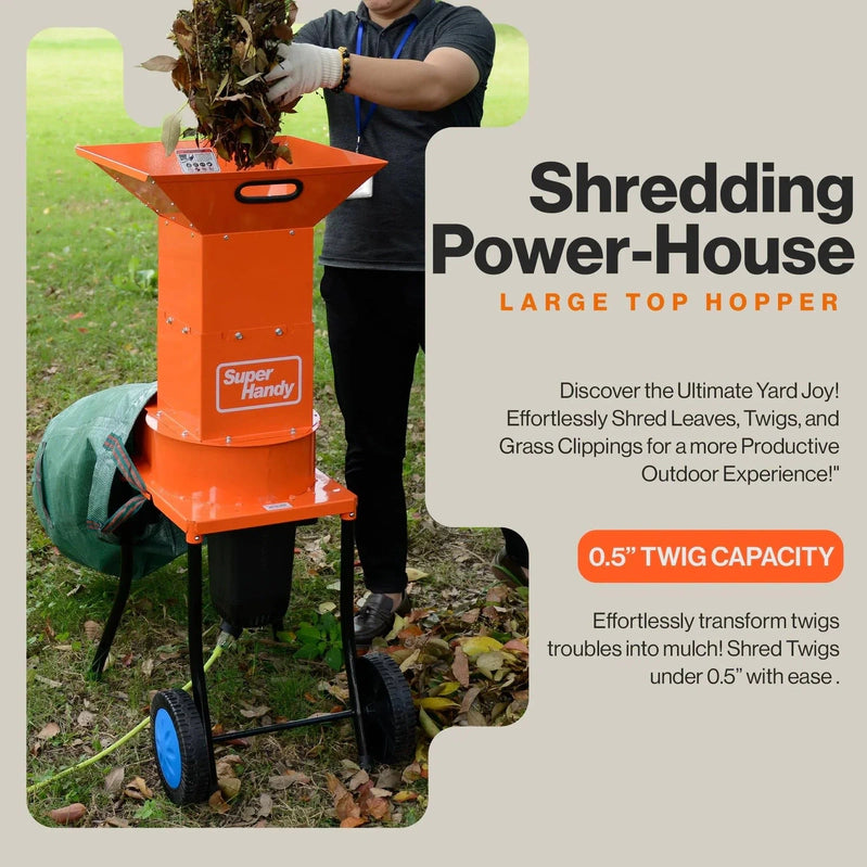 SuperHandy Heavy Duty Electric Shredder And Mulcher GUO056