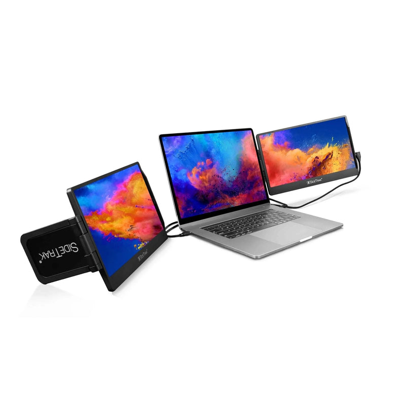 SideTrak Swivel Triple Portable 12.5x22 Monitor 2-Pack, Black 82868419