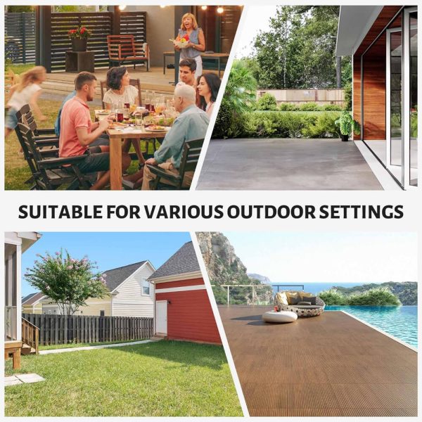 10x12FT Heavy Duty Premium Outdoor All-Season Wooden Cedar Hardtop Gazebo With Metal Roof And Back Curtains, SAK57184