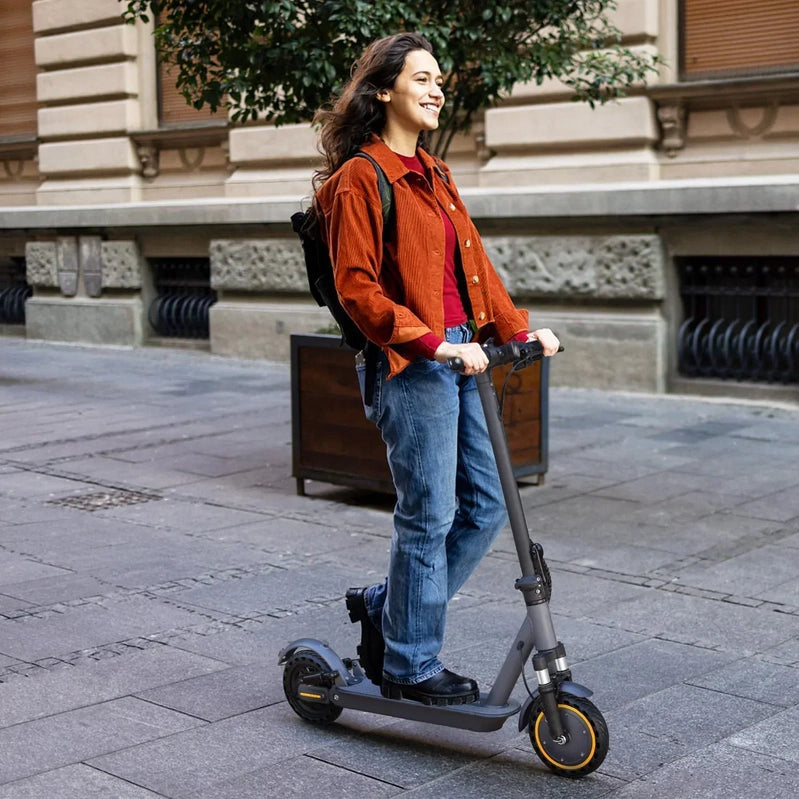 Electric Scooter 350W/500W Powerful Motor 8.5 In./10 In. Solid Tires 19/22Mph 28/21/12 Miles Range