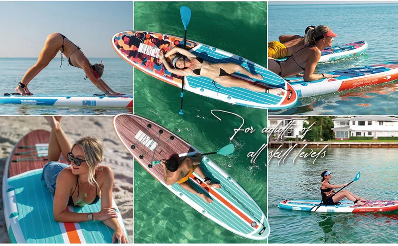 Niphean Inflatable Stand Up Paddle Board With Sup Accessories