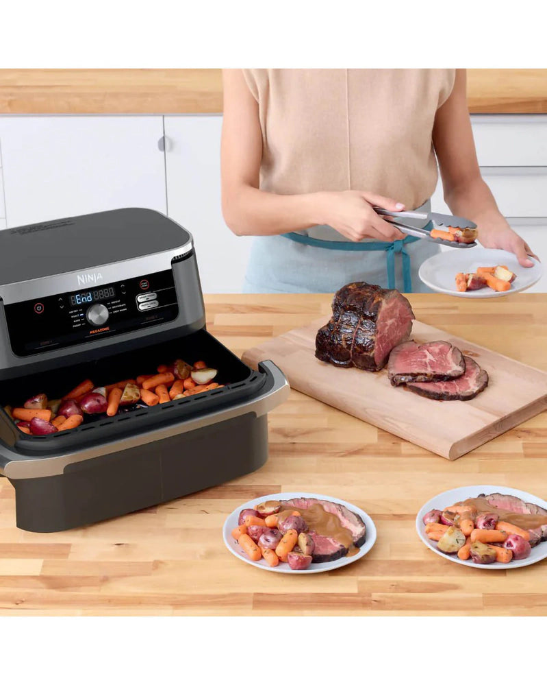 Ninja Xxxl Flexdrawer Air Fryer, Silver/Black