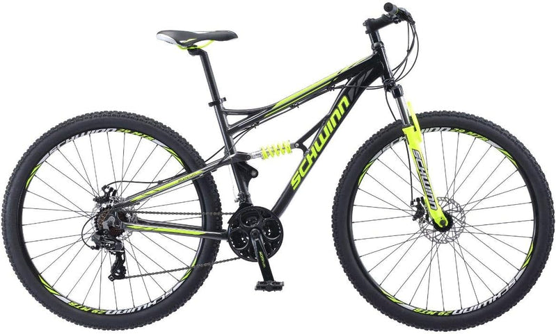 Schwinn Traxion Mountain Bike For Adult Men Women, 29-Inch Wheels, Full Suspension