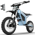 Tuttio Soleil01 Electric-Dirt-Bike For Teens Adults, 14 In./12 In. Fat Tire 2000W 37MPH Electric-Motorcycle