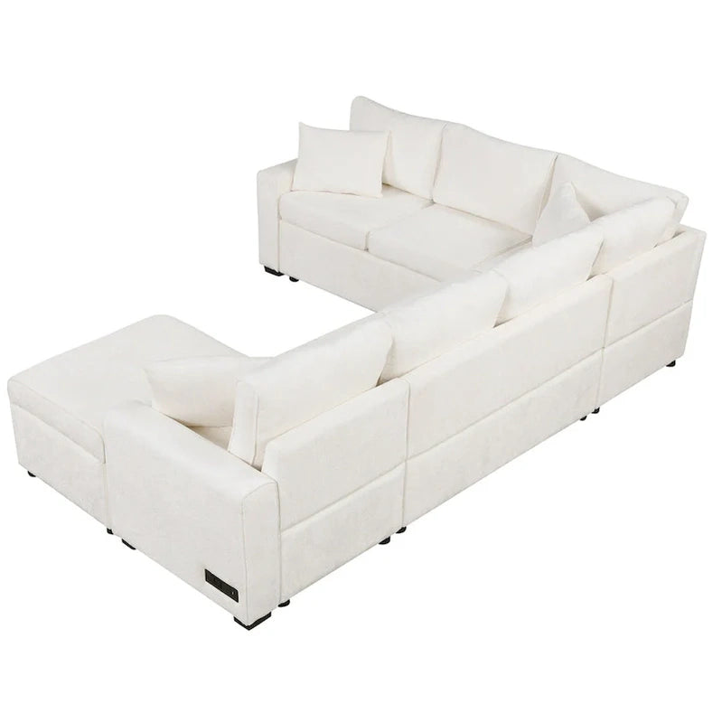 Sectional Sofa Pull-Out Sofa Bed Sleeper