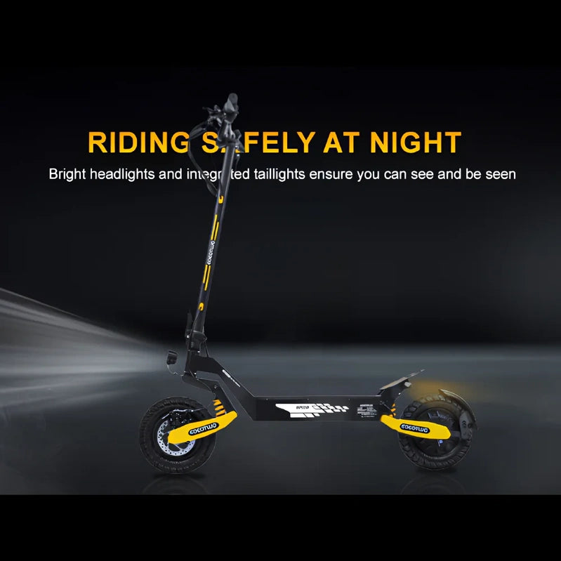 Off Road Electric Scooter For Adults, 1200W Motor Fast E Scooter, Up To 28MPH Top Speed And 20Miles Long Range, 11 In. Off-Road Tires