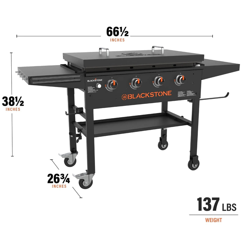 Blackstone Original 4-Burner 36 In. Propane Omnivore Griddle With Hard Cover