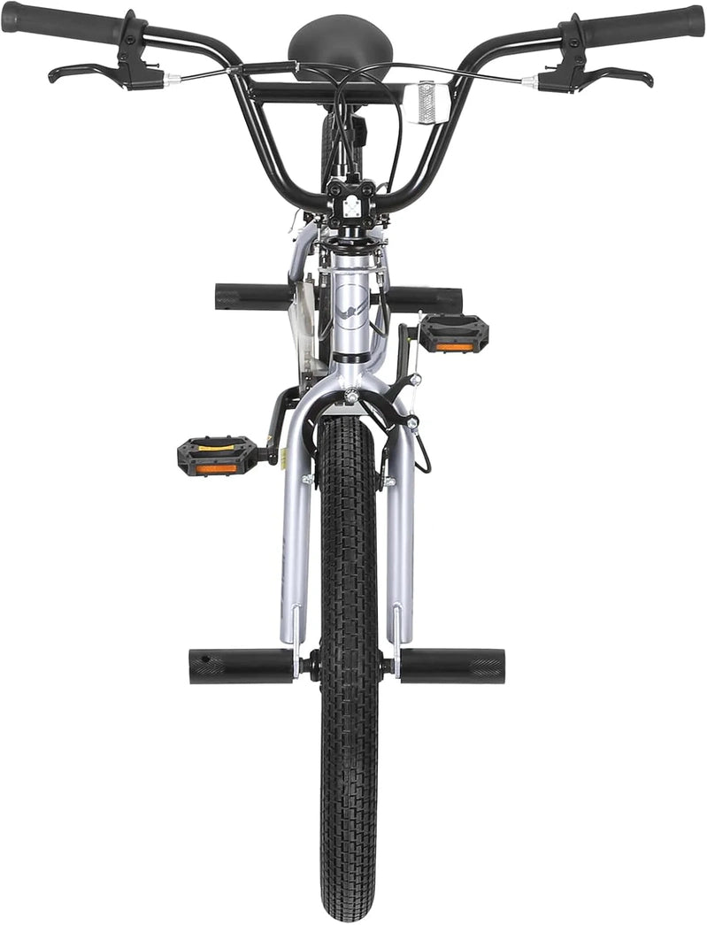 Weize Freestyle BMX Bicycle 20 In. Stunt Bike For Kids And Adults Men And Women High Strength Steel Frame 360 Degree Rotor Freestyle