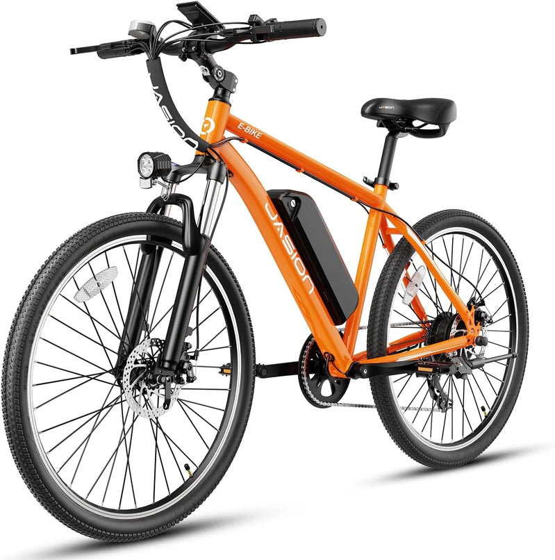 Jasion EB5 Electric Bike For Adults With Peak 40 Miles 20MPH Commuting Electric Mountain Bike