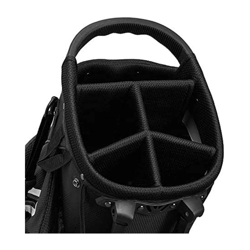 TaylorMade 5.0 St Stand Bag, Black/White