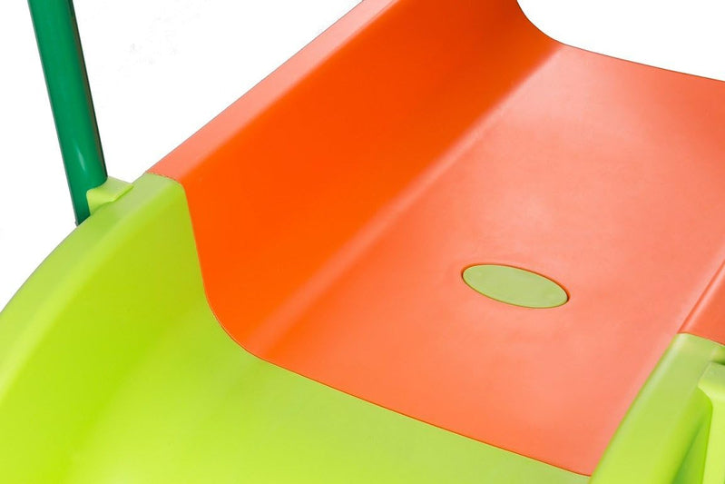 Outdoor Playground Slide, Big Backyard Freestanding Plastic Slide, 10 Ft. Outdoor Swing Set Slide For Kids Ages 4-8