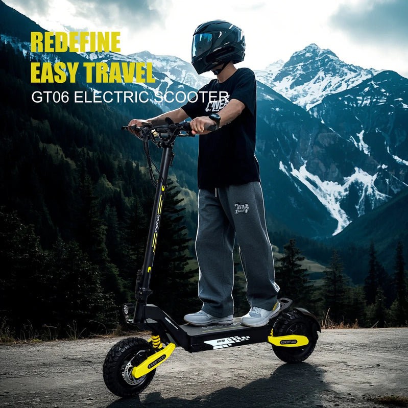 Off Road Electric Scooter For Adults, 1200W Motor Fast E Scooter, Up To 28MPH Top Speed And 20Miles Long Range, 11 In. Off-Road Tires