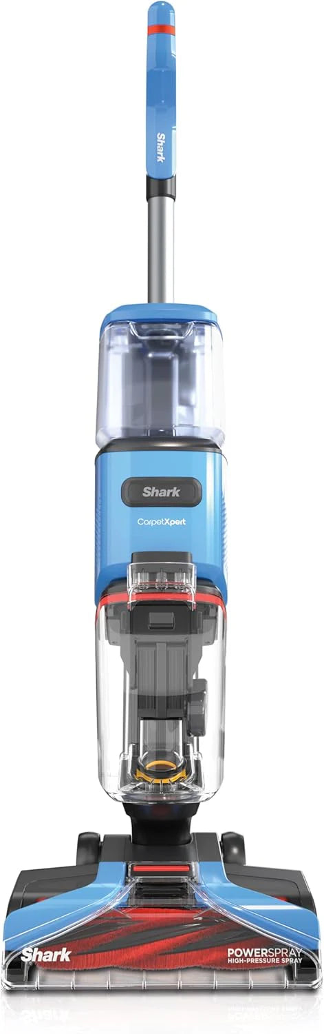 Shark CarpetXpert EX201 Carpet Cleaner, Cyan, Deep Cleaning With StainStriker, For Pets, Includes Spot And Stain Remover Tools