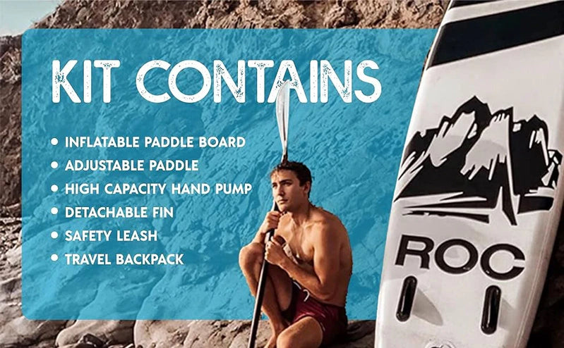 Roc Inflatable Stand Up Paddle Boards 10 Ft. 6 In